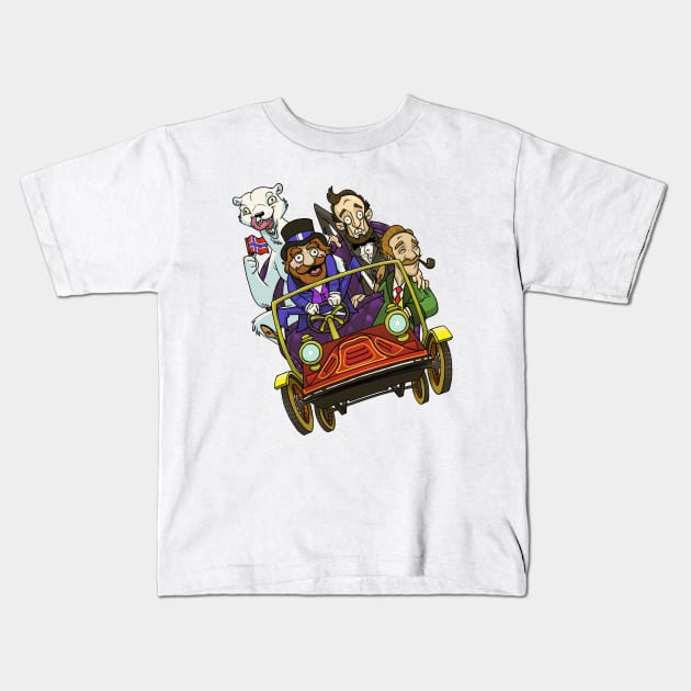 Animatronicans Kids T-Shirt by JeffJonesComedy